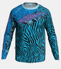 M6 Hero Long Sleeve MTB Jersey Blue