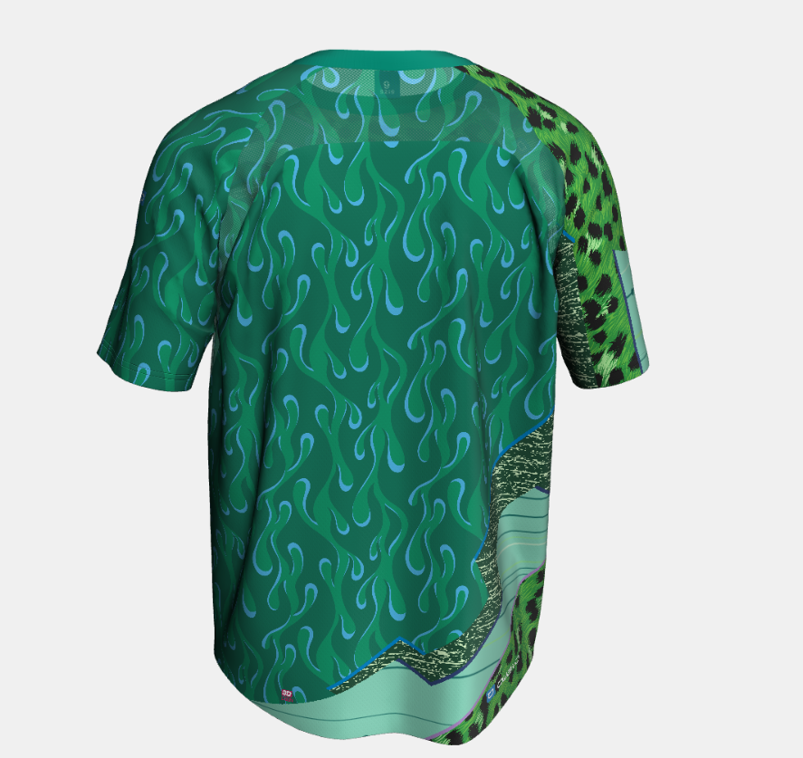 M6 Hero Short Sleeve MTB Jersey Green